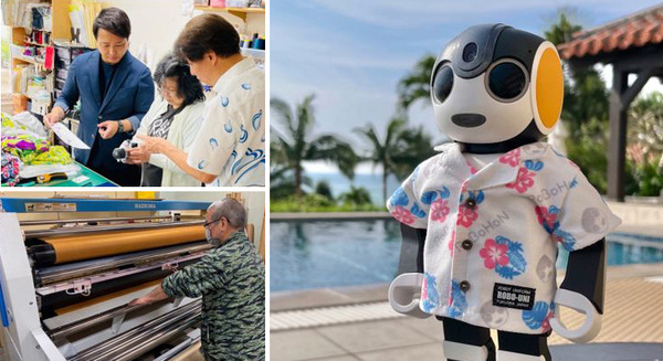 沖縄を感じる「RoBoHoN」(ロボホン)公式「かりゆしウェア」数量限定販売開始 特別なイベントやダンス連携機能も ロボユニ 画像