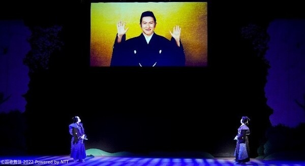 「超歌舞伎2022 Powered by NTT」の舞台に中村獅童の「獅童ツイン」が初登場！NTTのAnother Me デジタルツイン技術で生成 画像