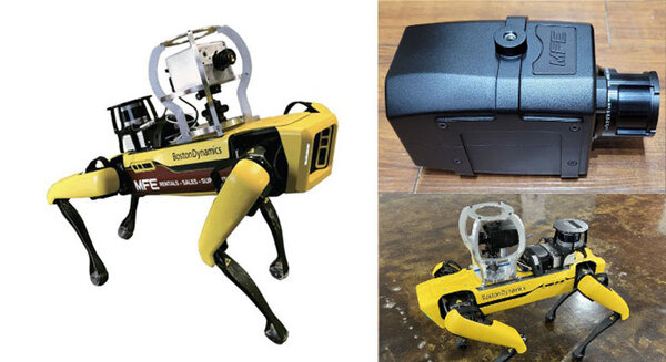 犬型ロボット「SPOT」に装着、有害ガスを検知するカメラ販売開始 工場内外のメタンなどガス漏れ検知を自動化 画像