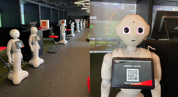 24時間営業の無人フィットネスジム「FOGO GYM & GOLF」でPepper12台が稼働! 非対面・非接触での店舗運営をサポート 画像