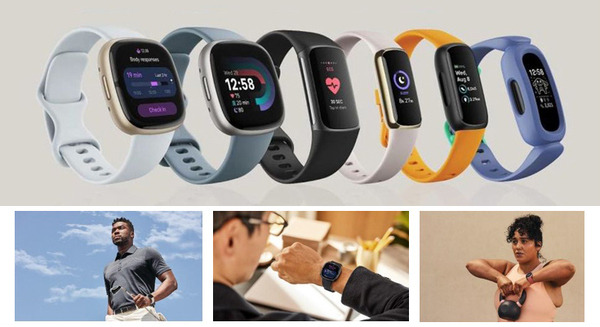 フィットネスやストレス・健康・睡眠管理をスマートデバイスで　Fitbitの「Versa 4」「Sense 2」、トラッカー「Inspire 3」 画像