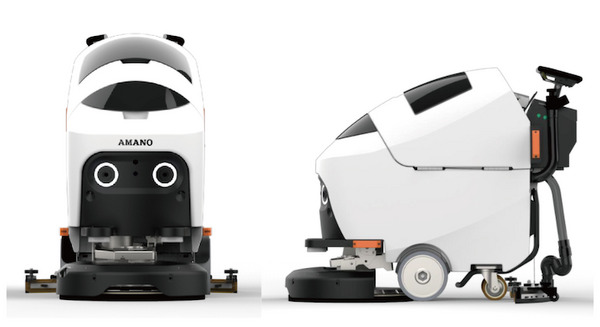 アマノとPreferred Roboticsが小型床洗浄ロボット「HAPiiBOT」を開発 AI技術で自律移動しながら床面を自動洗浄 画像