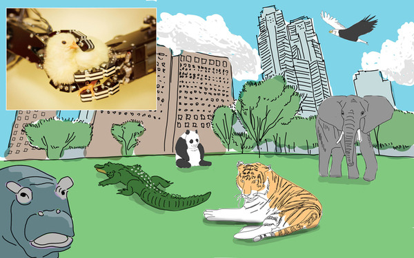 西新宿に動物に触れる「新宿感触動物園 HapticZoo」出現!?　リアルハプティクスを活用 「5G等先端技術サービスプロジェクト」で 画像