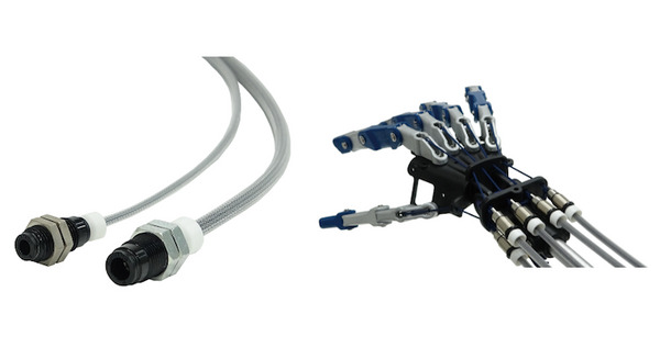 圧縮空気で駆動する人工筋肉「PMJシリーズ」バリエーションを拡充　細くてしなやかなロボットハンドや生物模倣ロボットの設計に 画像