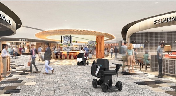 関西国際空港 新国内線エリアで「WHILL自動運転サービス」を実用化 特定の搭乗口まで自動運転で案内 画像