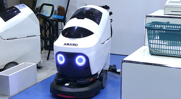 アマノとPreferred Robotics、自律移動小型床洗浄ロボット「HAPiiBOT」を発売　クラウド管理も可能に 画像