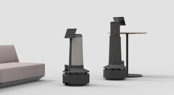 コクヨがテレプレゼンロボットのオリジナルモデル、オフィス専用「temi」検証開始 ハイブリッド会議でリモートワーカーの疎外感を解消 画像