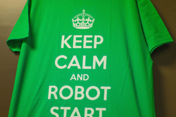ロボットスタートTシャツ Version 2.0 作りました！ 画像
