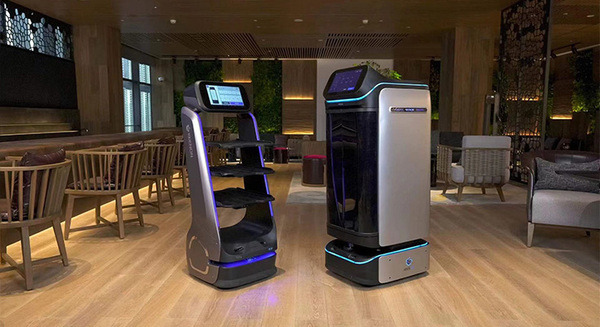 KEENON Roboticsが最新型の配膳・配送・下げ膳ロボット2機種を発表　最大20台まで複数ロボットの共同稼動が可能 画像