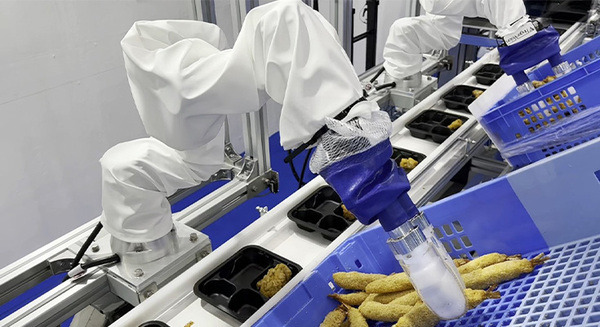 FingerVision 触覚ハンドの「多品種盛付ロボット」を食品工場に広く普及へ　経産省「革新的ロボット研究開発等基盤構築事業」に参画 画像