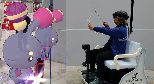 Microsoft HoloLens 2とロボットライドを組み合わせた体験型XRコンテンツを「レジャー&サービス産業展2023」に出展　ハニカムラボ 画像