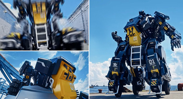身長約4mの搭乗型変形ロボット「アーカックス」第3弾のPVを公開　最新のAIを使ったNeRF撮影で製作した迫力映像 画像