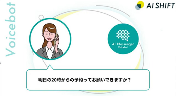 大規模言語モデル連携で人間らしい電話応対をするチャットボット　飲食店の予約受付の事例動画を公開　サイバーエージェント/AI Shift 画像