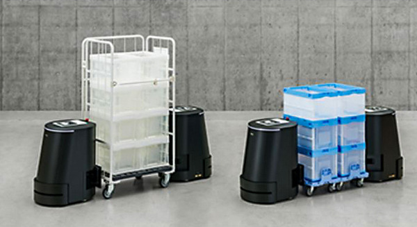 スズケン、NECの「協調搬送ロボットサービス」を導入、医薬品卸業界での導入は業界初　倉庫内の長距離搬送業務を自動化 画像