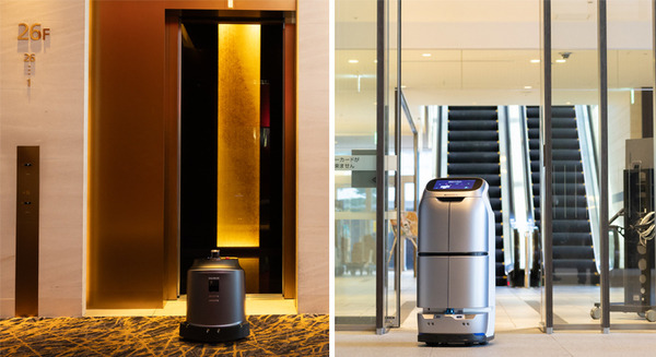 森トラスト・SBR・Octa・三菱HC　仙台トラストタワーのホテルやオフィス等で清掃や配送ロボットのインフラ連携の実証実験を公開 画像