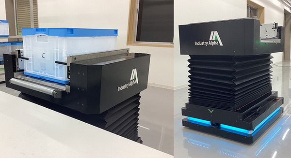 NTT東日本の施設でローカル5Gに対応した最先端の自律走行搬送ロボット(AMR)「Akatsuki」を展示開始 画像
