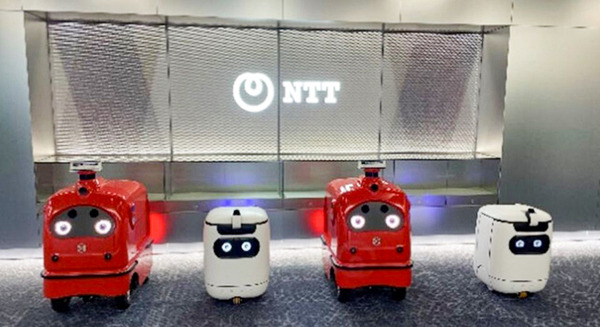 NTTのスマートビル技術「Cradioとロボット連携」やマルチロボット最適制御技術を活用　品川シーズンテラスでロボット配送実証 画像