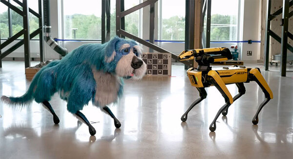 ボストン・ダイナミクスが大型犬ロボット「Sparkles」の動画を公開!「Spot」と共演して軽快にダンス 画像