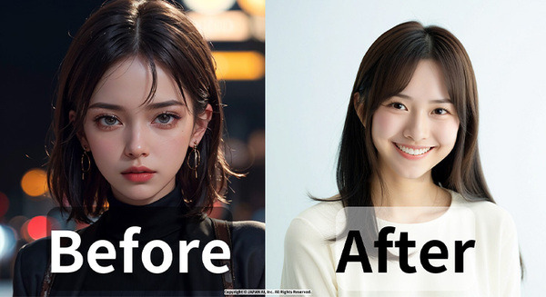 生成AIで日本人っぽい自然な写真画像を作成する機能 「JAPAN AI MARKETING」に実装　ビジネス活用が可能に 画像