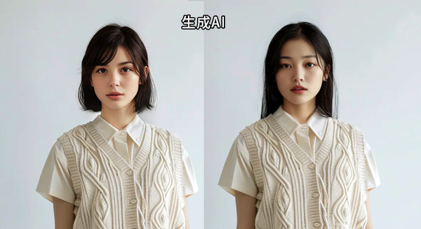生成AIでファッション業界向けAIスタッフを提供　AIモデルの顔や体格、服装を自由に変更　会話機能や販売スタッフ機能もセット提供 画像