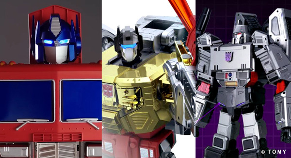 高性能トランスフォーマーロボット『オプティマスプライム』『グリムロック』『メガトロン』フラッグシップ3種を限定10セット販売 画像