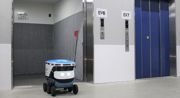 フジテックが相鉄の商業施設でエレベータとロボットの連携システムを導入　自動配送ロボットを活用した商品配送サービス開始 画像