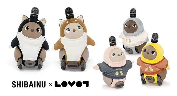 想像以上に柴犬！家族型ロボット『LOVOTウェア』いぬシリーズに仲間入り 「いぬフリース（柴）」と「いぬプリントスウェット」登場 画像