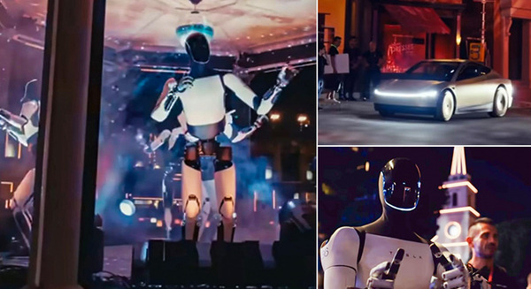 テスラが描くロボタクシーとヒューマノイドがある未来 「We,Robot」参加者が体験　イベントのカット編集動画を公開 画像