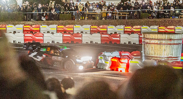 WRCラリージャパン　勝田貴元選手が岡崎ナイトステージで2連続トップタイム 画像