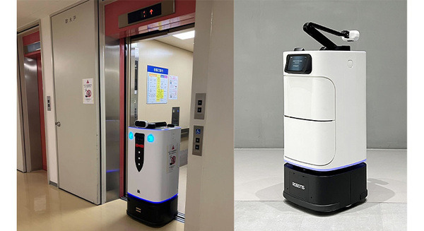 函館中央病院と函館五稜郭病院にて配送ロボット「GAEMI」の実証を開始　Senxeed Roboticsと住友商事北海道 画像
