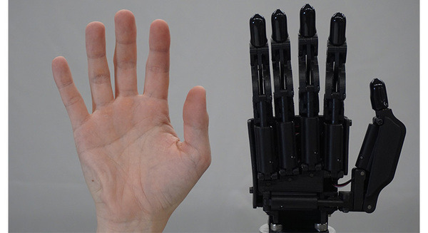 人間と同等サイズで低価格の5指ロボットハンド「CR Hand」を販売開始　13関節6モーターで多彩な動き　Curious Robotics 画像