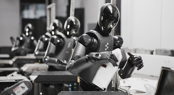 ヒューマノイドロボットが物流現場で働く未来像？ Figureがパッケージを認識・選別する動画を公開　OpenAIやMicrosoft、NVIDIAなどが出資 画像