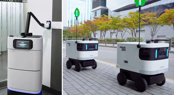 アスラテック、ROBOTIS社製の自動配送ロボットの取扱開始　屋内型と屋外型の2タイプ、エレベータを操作する機能も 画像