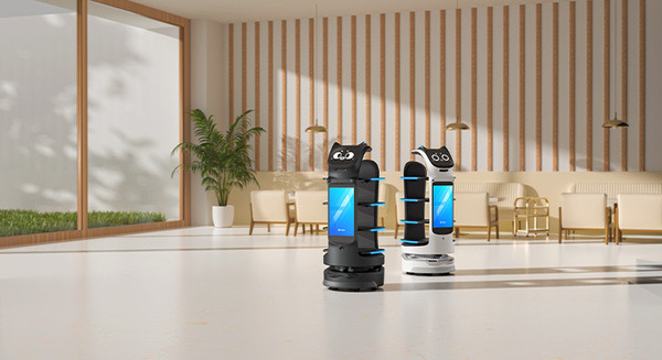 人気のネコ型配膳ロボットの最新モデル「BellaBot Pro」先行導入の事例を紹介　ソフトバンクロボティクスが販売開始 画像