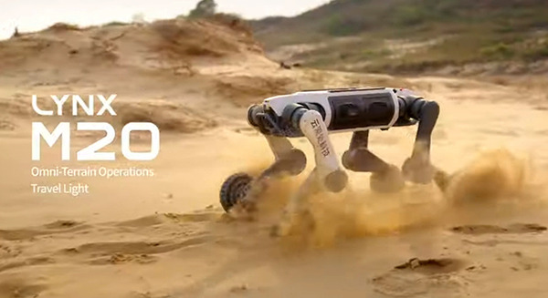 走破力と機動力がケタ違い！DEEP Robotics、車輪つきの四足歩行ロボットの性能を最新動画でチェック 画像