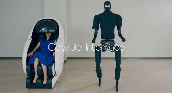 人類未体験のヒューマノイドとのシンクロ感覚　全身の動きや力加減をロボットと共有する「カプセルインタフェース」を公開　H2L 画像