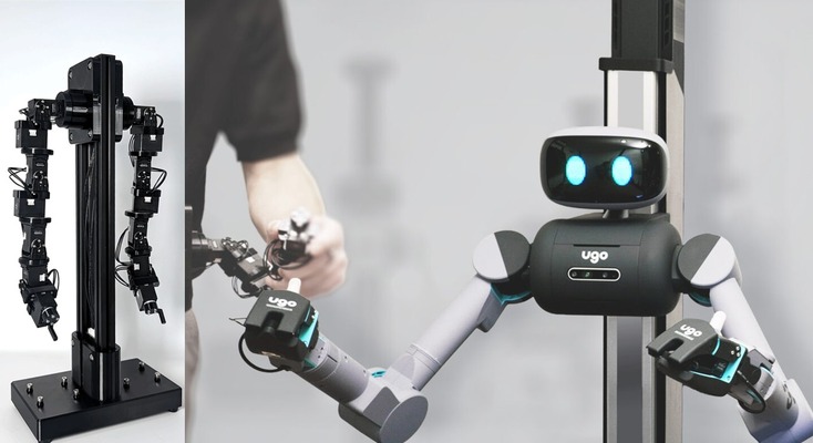 ugoの「AIロボット向け模倣学習キット」力覚フィードバックにアスラテック「V-Sido Bilateral」を採用 画像