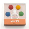 「LOVOT」鼻の付け替えオプション「ラボハナ」 4色セットで販売　服に合わせて鼻をカラーコーデ、おしゃれさんLOVOT