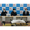 雪の中「ごはんセット」をドローンが届ける　福井県敦賀市でドローン配送によるスマート物流の実証実験