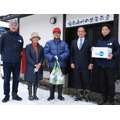 雪の中「ごはんセット」をドローンが届ける　福井県敦賀市でドローン配送によるスマート物流の実証実験