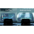 スマホをワイヤレス接続「CarPlay」「AndroidAuto」をフロント車載用ヘッドアップディスプレイで音声操作！