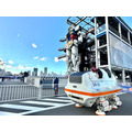搭乗型ロボット「アーカックス」が走行デモを初披露、４足歩行ライド「SR-02」に「ねこずきん」搭乗！動くガンダムGFY横浜に大集結の日
