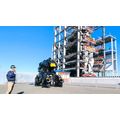 身長4.5m搭乗型ロボット「アーカックス」 ガンダムファクトリー横浜での公式動画を公開　搬入・デモ・夜間走行なども