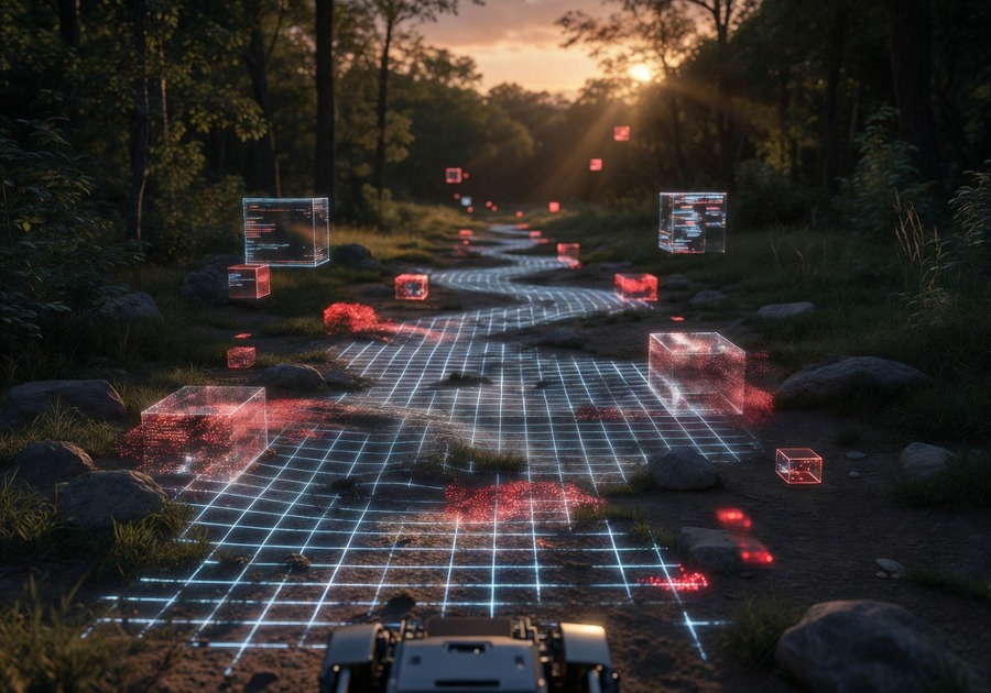 SyNeTが拓く走破性学習：合成ネガティブで屋外ロボットの安全性を高める