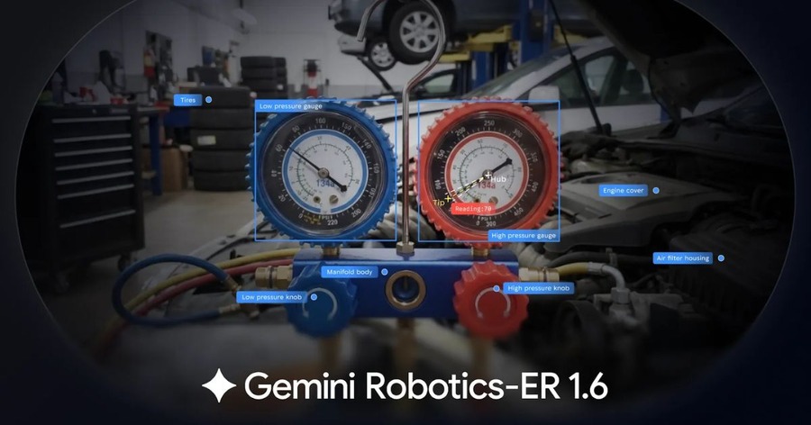 Googleのロボット向けAIモデル「Gemini Robotics-ER 1.6」空間推論と計器読み取りが強み
