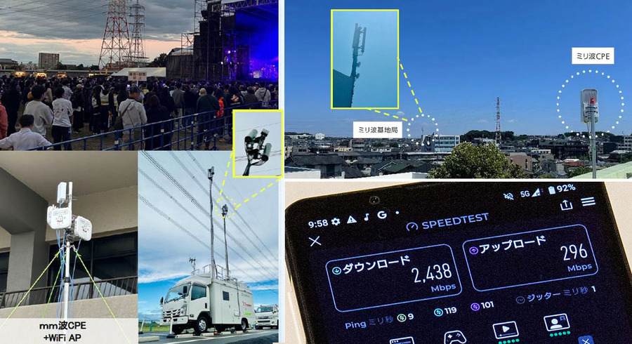 ミリ波非対応スマホでも高速化 「ミリ波×Wi-Fi」は5Gを超えるか　ソフトバンクが実機比較デモを公開