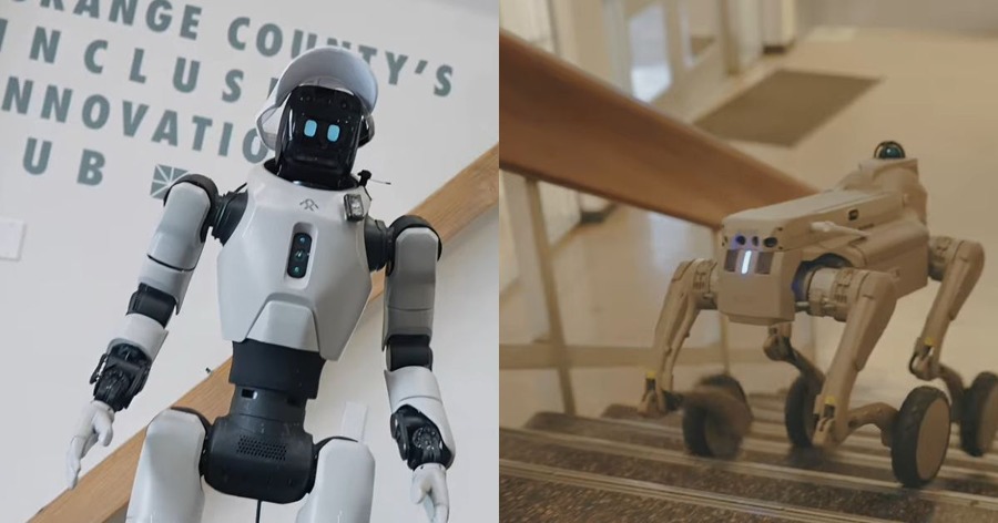 ヒューマノイド「FF Master」と四足歩行ロボット「FX Aegis」が教育現場に登場 ファラデー・フューチャー