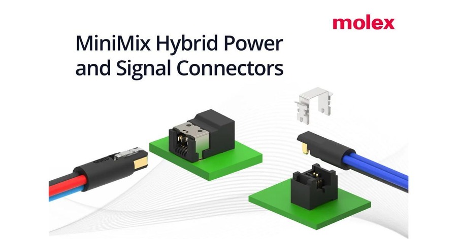 ヒューマノイド向けの超小型ハイブリッドコネクター「MiniMix」をMolexが発表 量産化のボトルネック解消へ