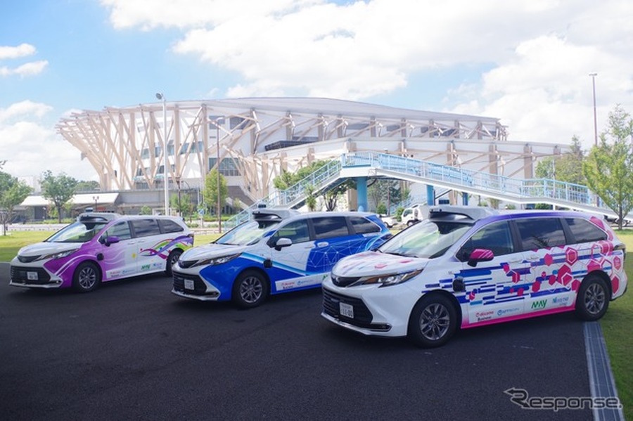 本実証で用いる自動運転車両のイメージ