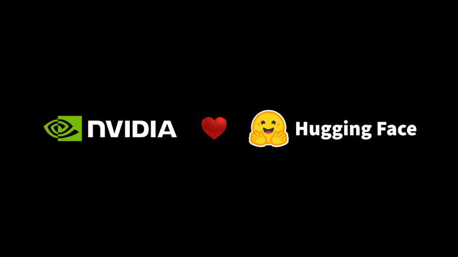 NVIDIAとHugging Faceの提携を示すイメージ（出典：NVIDIA公式ブログ）